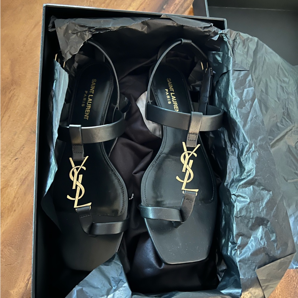 YSL Cassandra sandals
